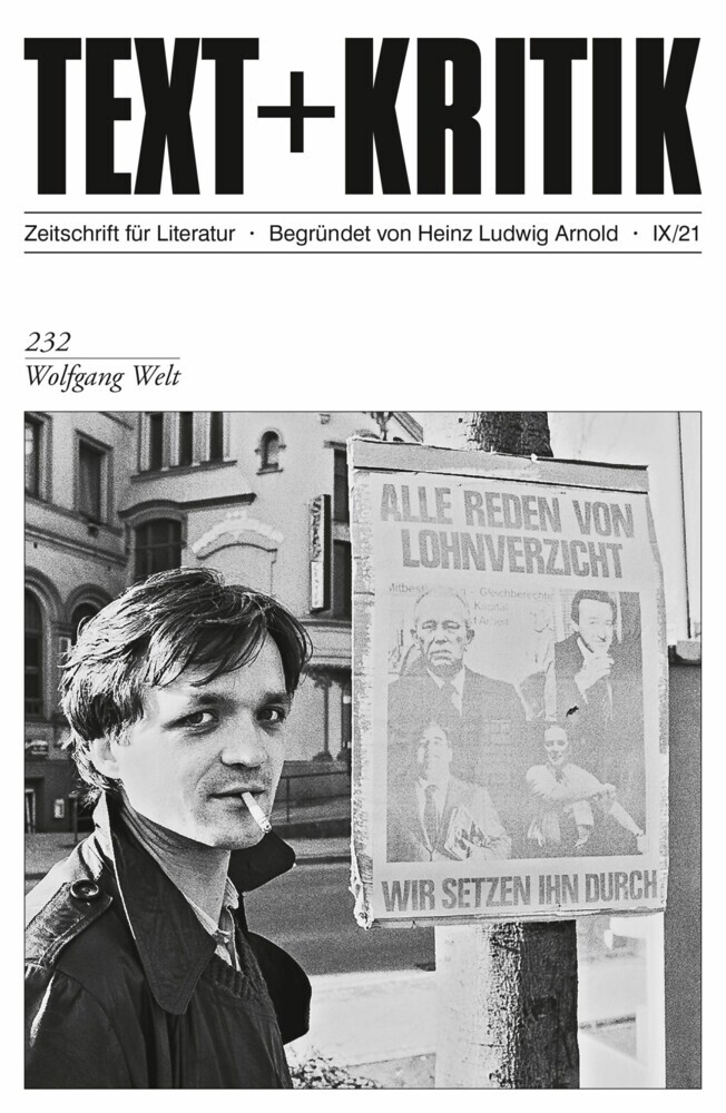 TEXT + KRITIK 232 - Wolfgang Welt main product photo