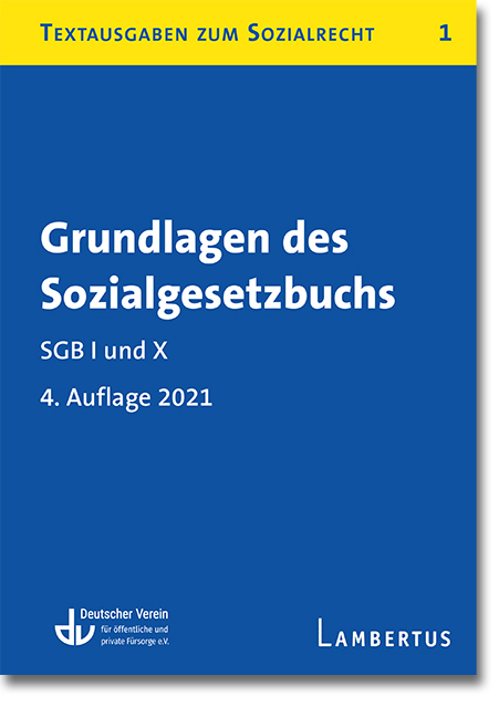 Grundlagen des Sozialgesetzbuchs. SGB I und X main product photo