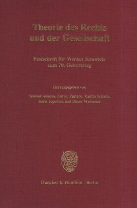 Theorie des Rechts und der Gesellschaft.