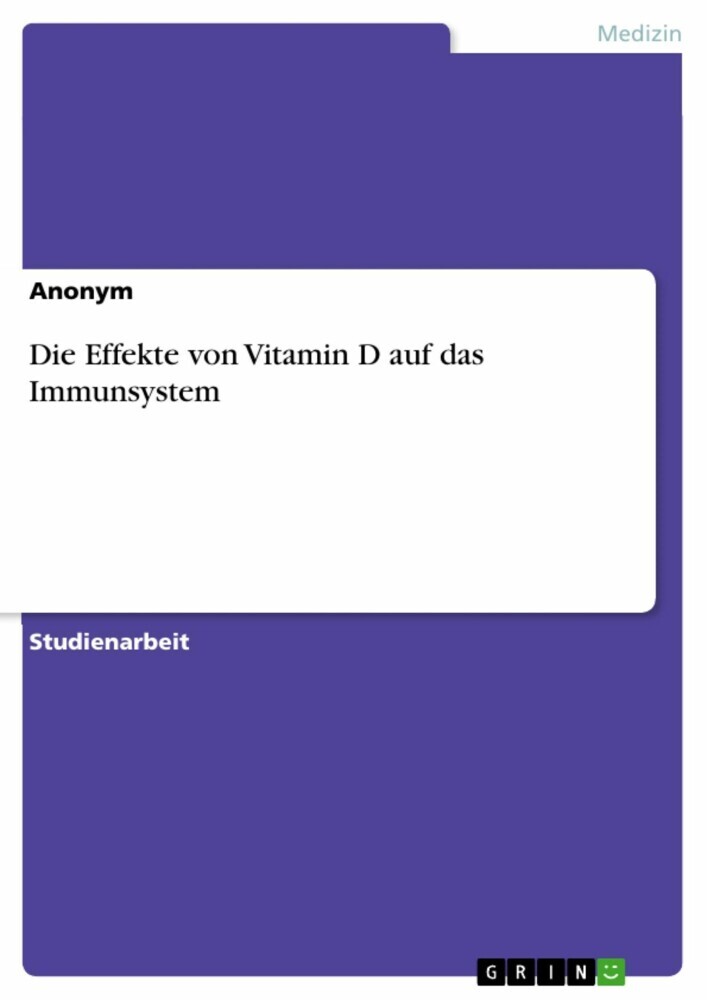 Die Effekte von Vitamin D auf das Immunsystem main product photo