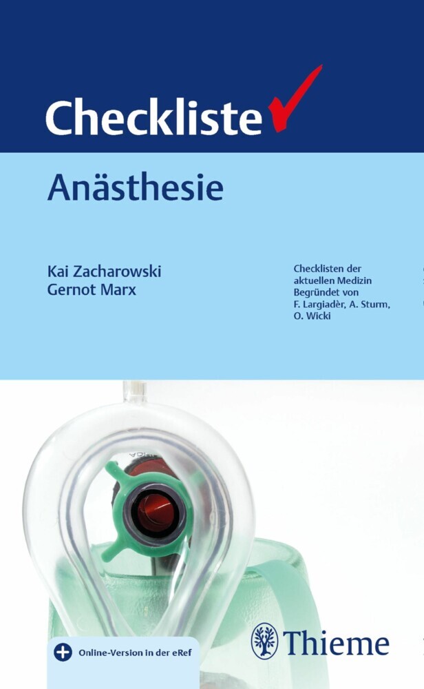 Checkliste Anästhesie main product photo