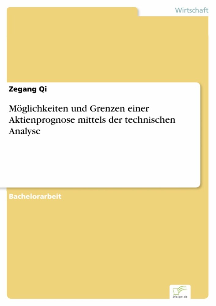 Möglichkeiten und Grenzen einer Aktienprognose mittels der technischen Analyse main product photo
