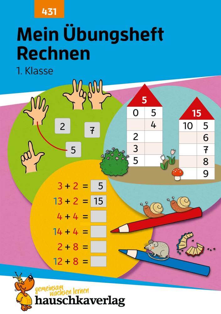 Mein Übungsheft Rechnen lernen 1. Klasse main product photo