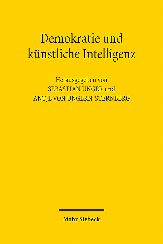 Demokratie und künstliche Intelligenz main product photo