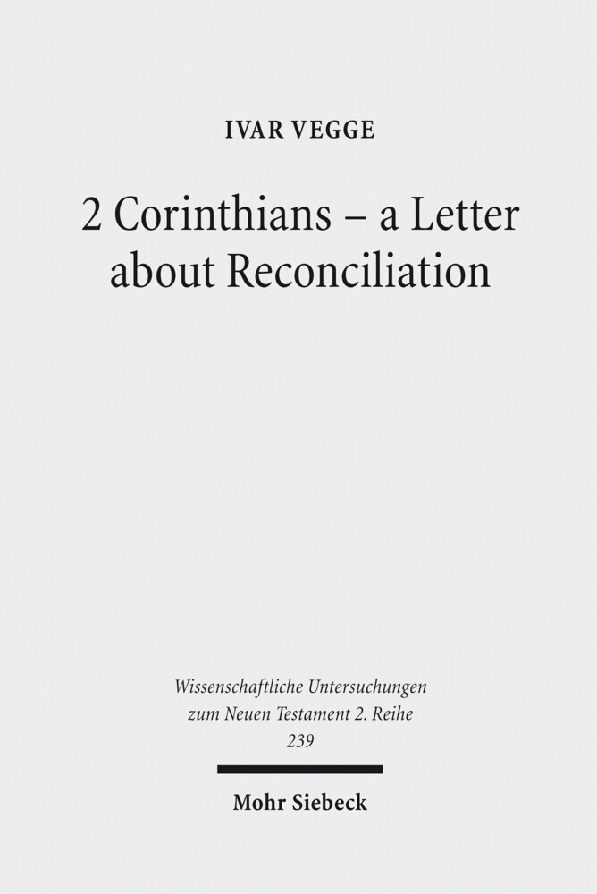 2 Corinthians - a Letter about Reconciliation main product photo