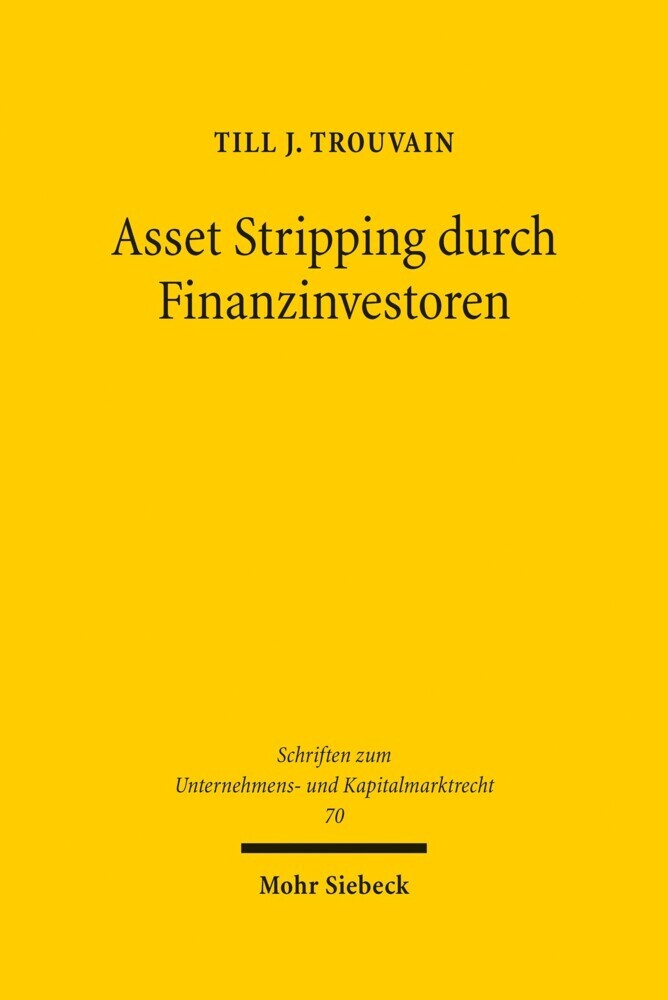 Asset Stripping durch Finanzinvestoren main product photo