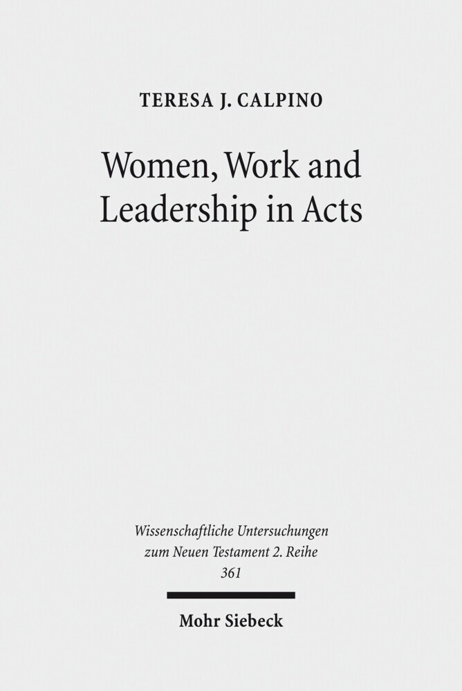 Women, Work and Leadership in Acts main product photo
