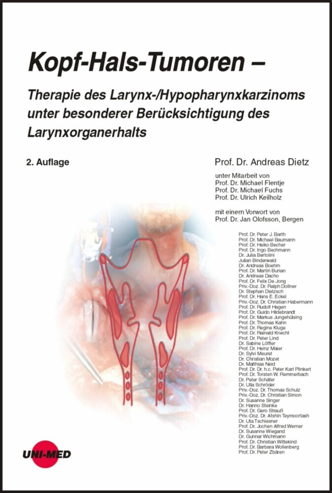 Kopf-Hals-Tumoren - Therapie des Larynx-/Hypopharynxkarzinoms unter besonderer Berücksichtigung des Larynxorganerhalts main product photo