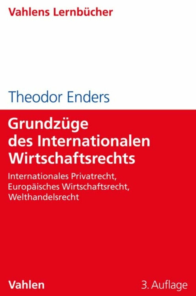Grundzüge des Internationalen Wirtschaftsrechts main product photo