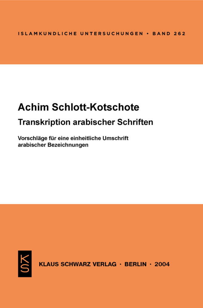 Transkription arabischer Schriften main product photo