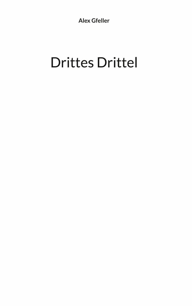Drittes Drittel main product photo