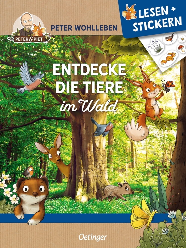 Lesen + Stickern. Entdecke die Tiere im Wald main product photo
