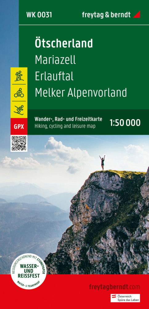 Ötscherland, Wander-, Rad- und Freizeitkarte 1:50.000, freytag & berndt, WK 0031 main product photo