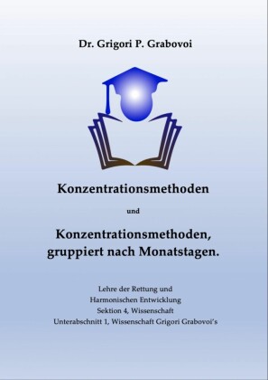Konzentrationsmethoden und Konzentrationsmethoden, gruppiert nach Monatstagen