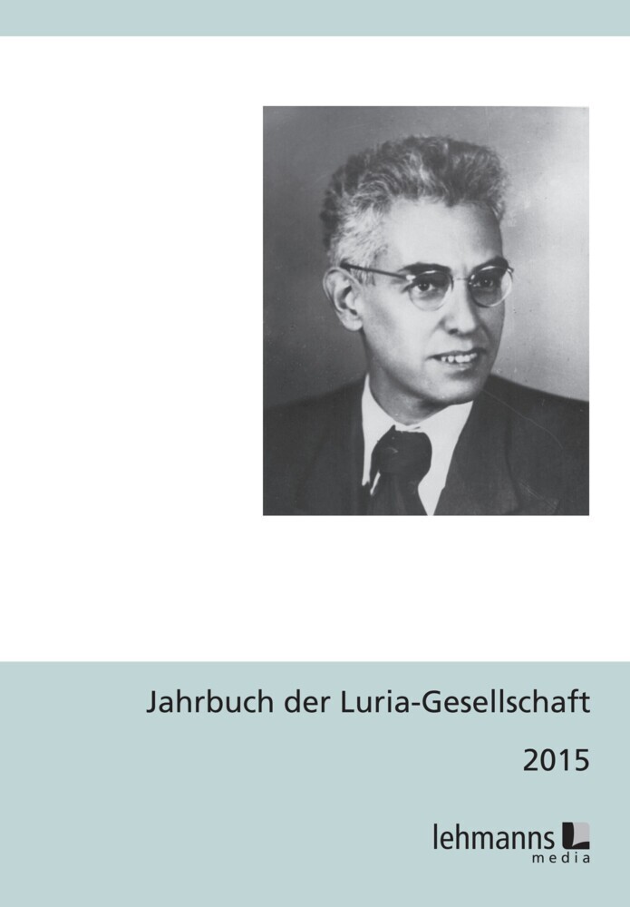 Jahrbuch der Luria-Gesellschaft 2015 main product photo