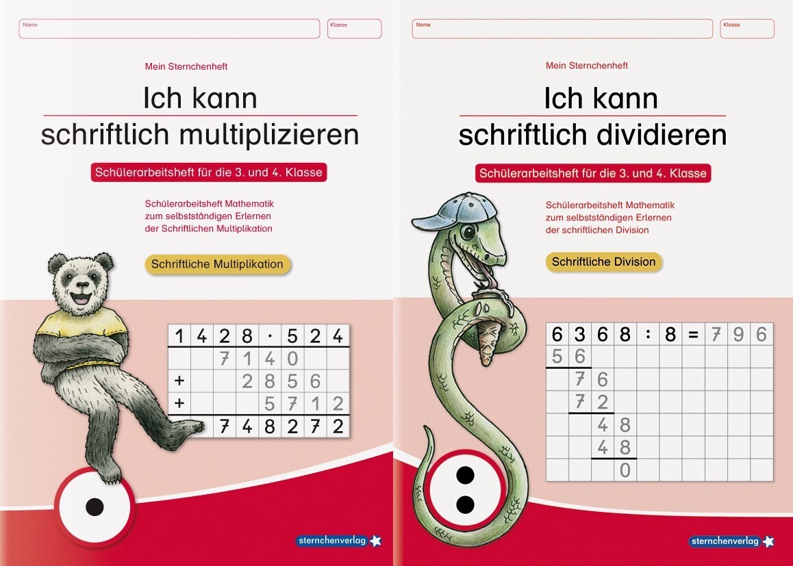 Ich kann schriftlich multiplizieren und dividieren - 2 Arbeitshefte im Set main product photo