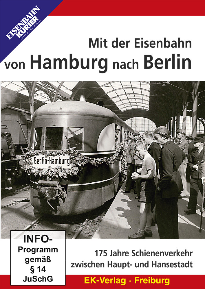 Mit der Eisenbahn von Hamburg nach Berlin, DVD-Video main product photo