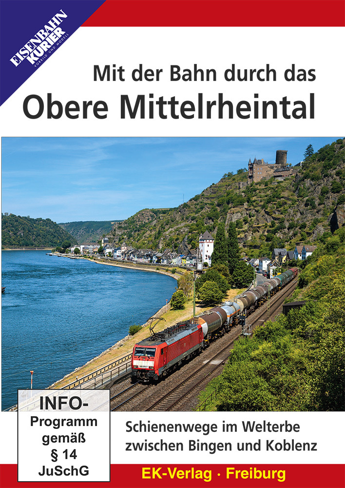 Mit der Bahn durch das Obere Mittelrheintal, DVD-Video main product photo