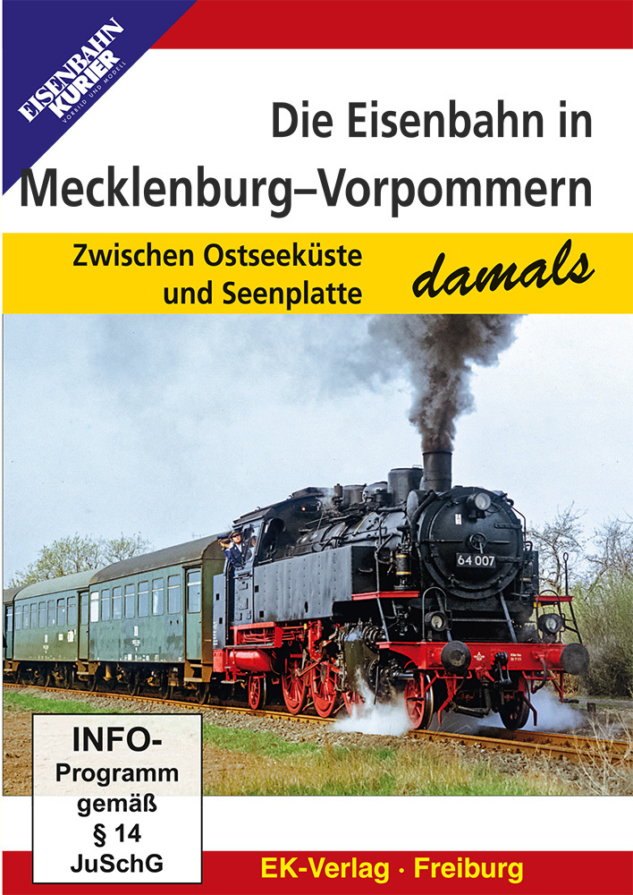 Die Eisenbahn in Mecklenburg-Vorpommern - damals, DVD-Video main product photo