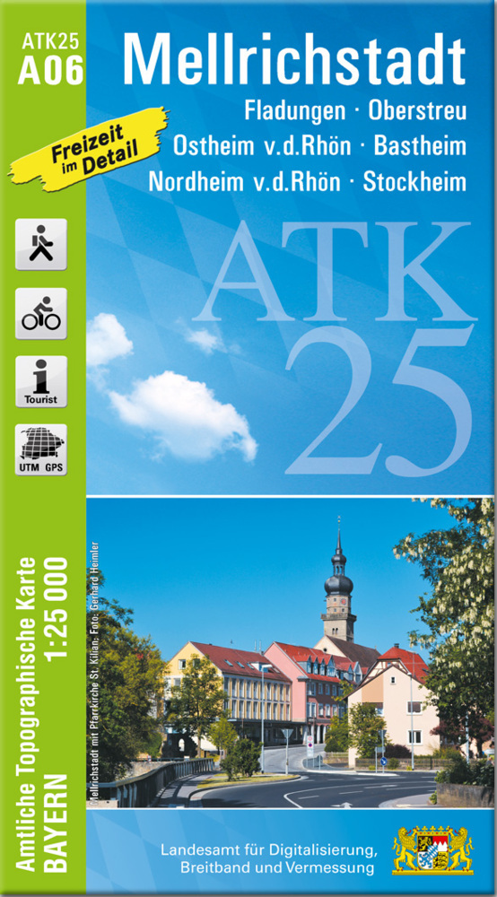 ATK25-A06 Mellrichstadt (Amtliche Topographische Karte 1:25000) main product photo