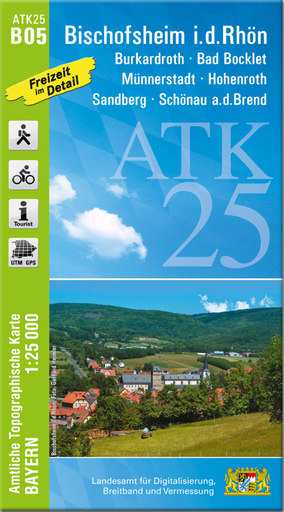 ATK25-B05 Bischofsheim i.d.Rhön (Amtliche Topographische Karte 1:25000) main product photo