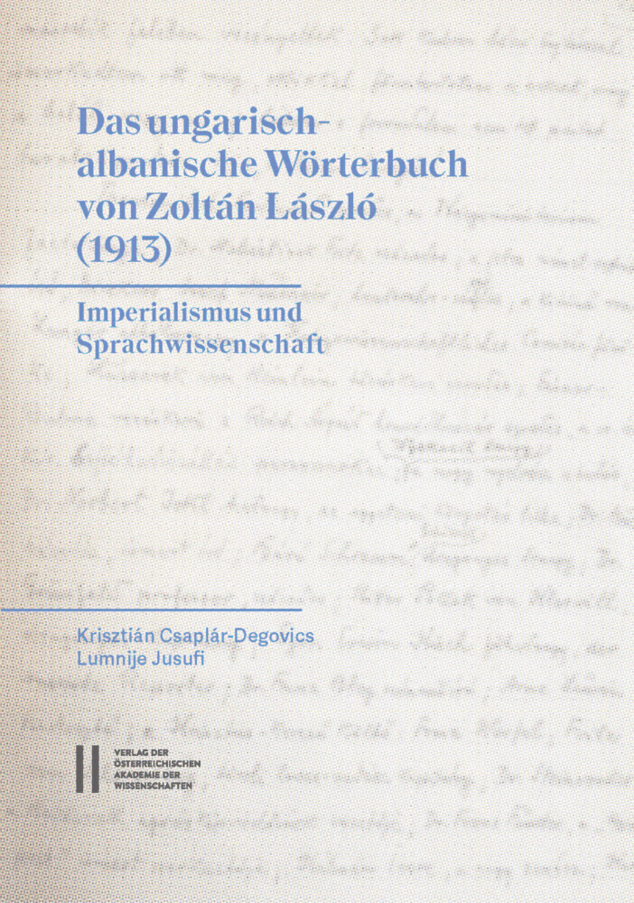 Das ungarisch-albanische Wörterbuch von Zoltan Laszlo (1913) main product photo
