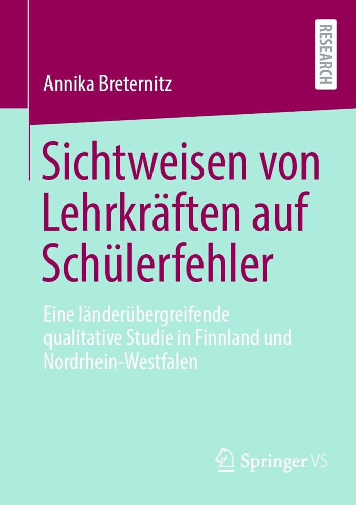 Sichtweisen von Lehrkräften auf Schülerfehler main product photo