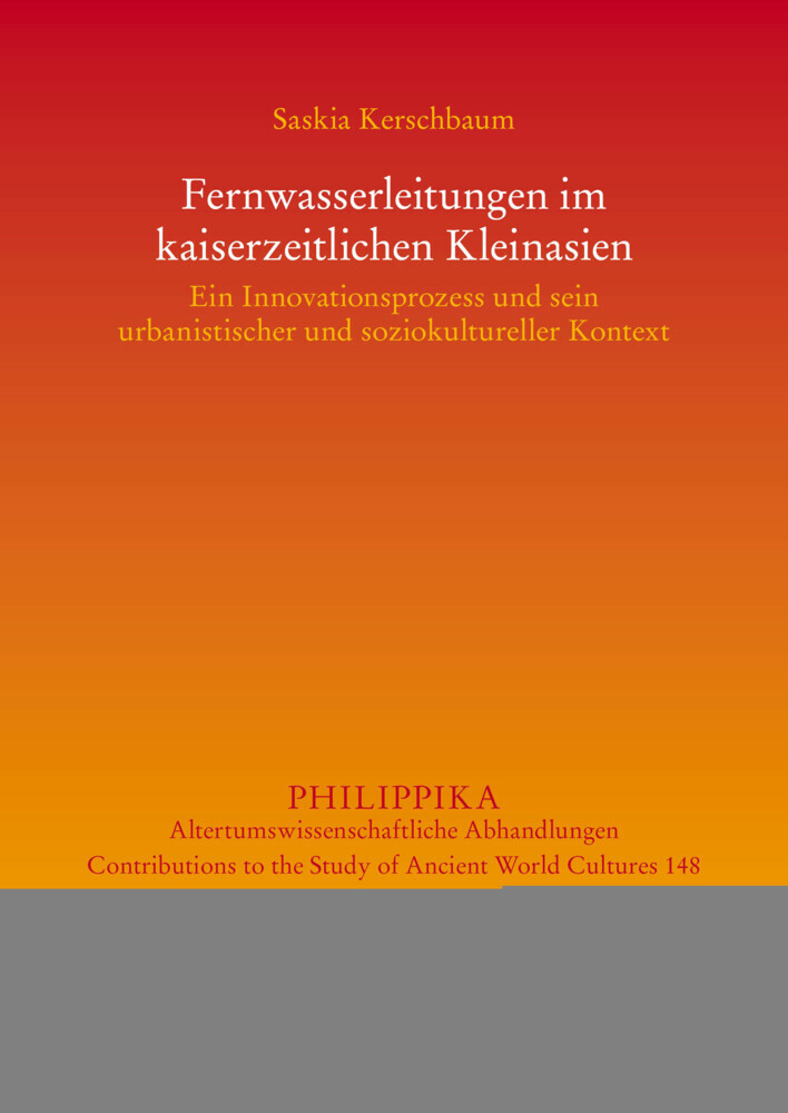 Fernwasserleitungen im kaiserzeitlichen Kleinasien main product photo