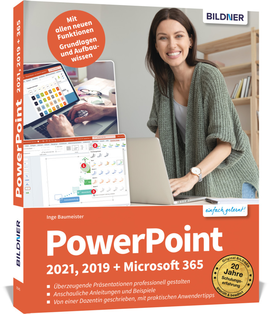 PowerPoint 2021, 2019 + Microsoft 365 main product photo