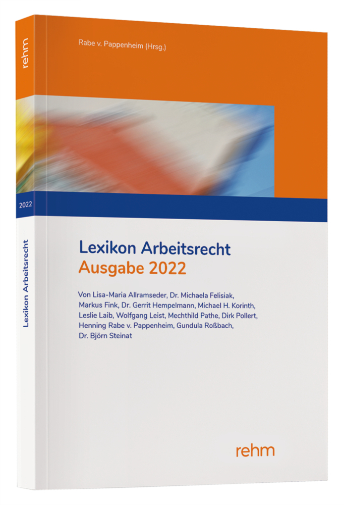 Lexikon Arbeitsrecht 2022 main product photo
