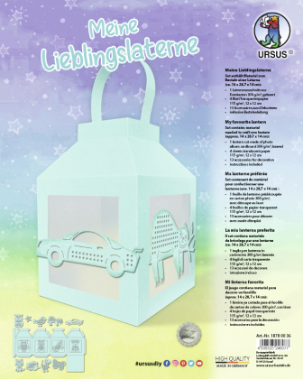 URSUS Meine Lieblingslaterne, türkis