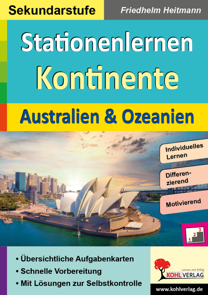 Stationenlernen Kontinente / Australien und Ozeanien main product photo