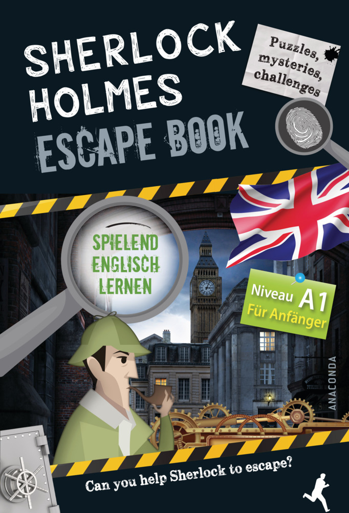 Sherlock Holmes Escape Book. Spielend Englisch lernen - für Anfänger Sprachniveau A1 main product photo
