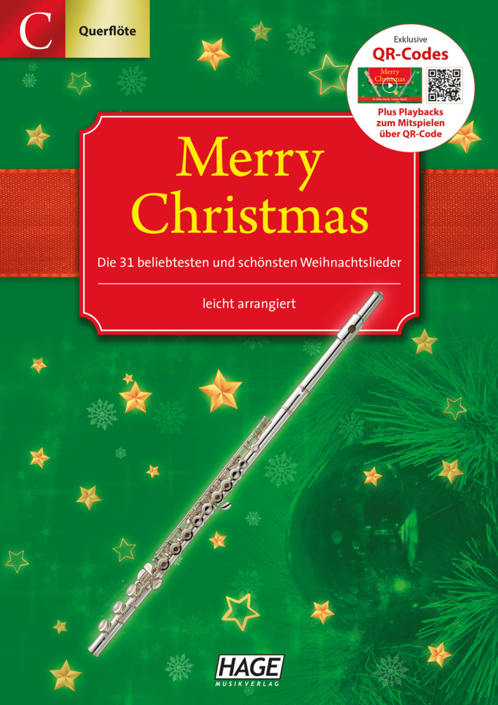 Merry Christmas für C-Instrumente (Querflöte, Oboe) main product photo