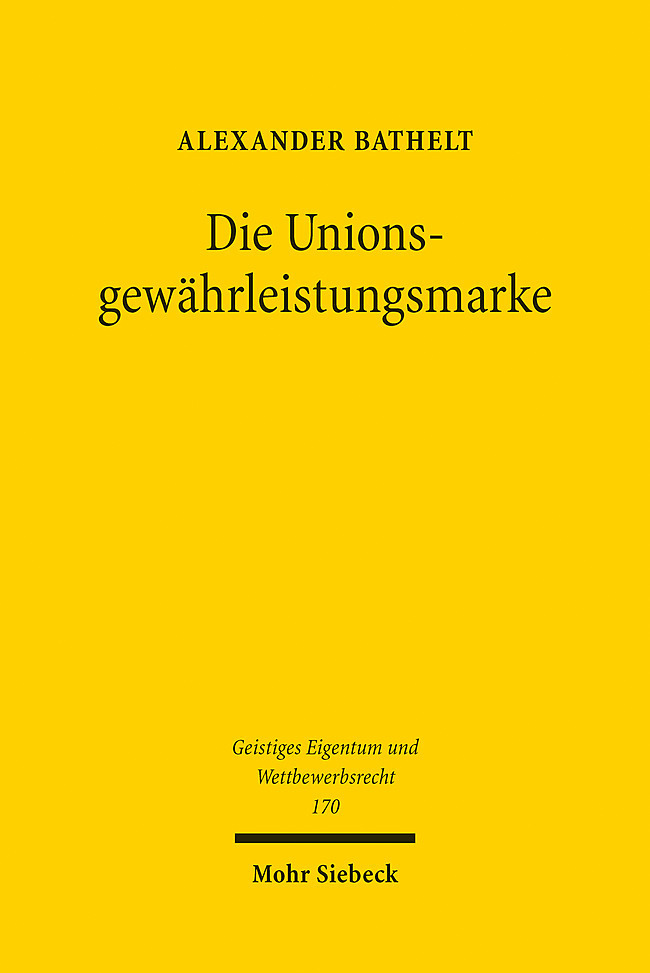 Die Unionsgewährleistungsmarke main product photo