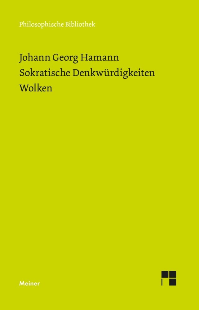 Sokratische Denkwürdigkeiten. Wolken main product photo