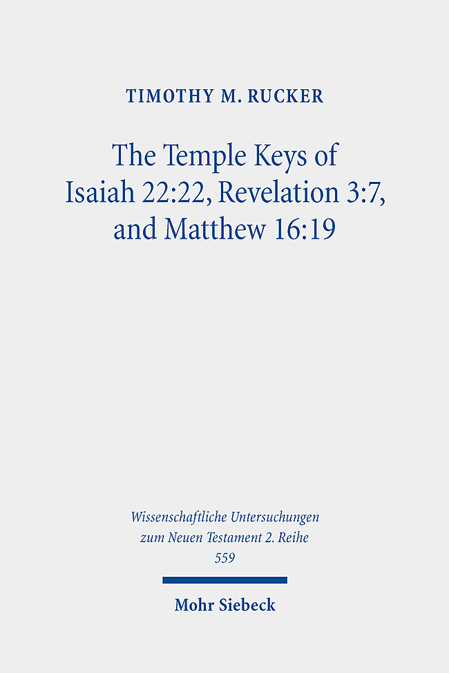 The Temple Keys of Isaiah 22:22, Revelation 3:7, and Matthew 16:19 main product photo