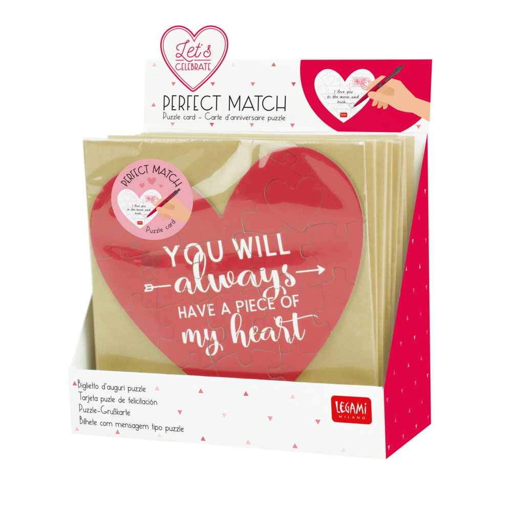 Perfect Match, Puzzle-Grußkarte main product photo