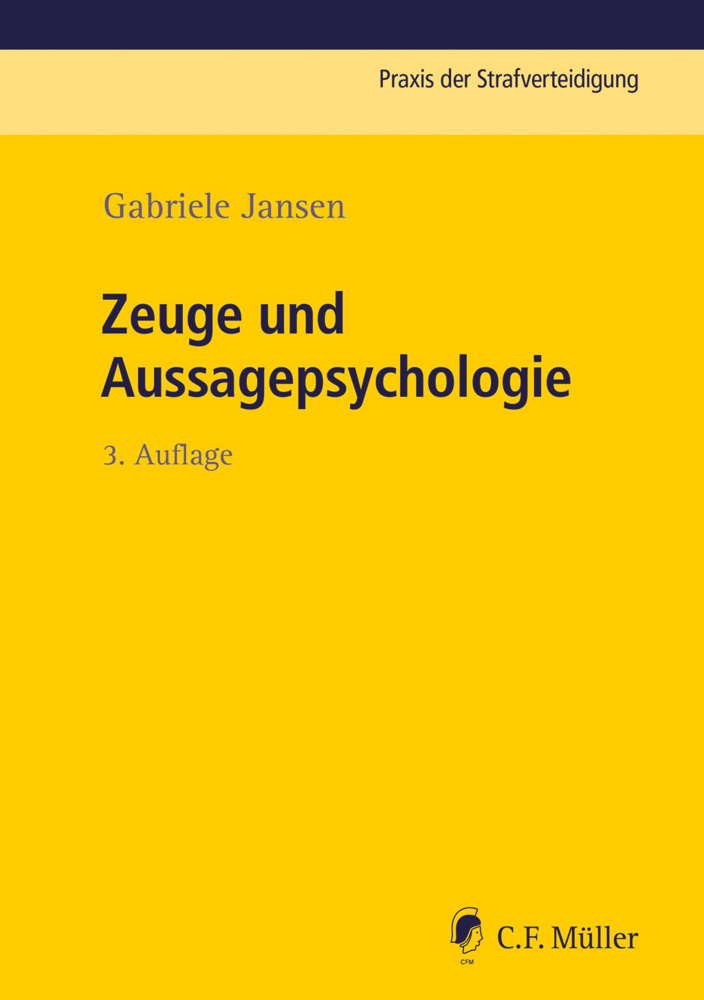 Zeuge und Aussagepsychologie main product photo