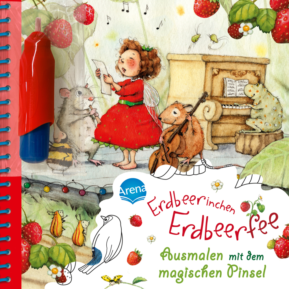 Ausmalen mit dem magischen Pinsel. Erdbeerinchen Erdbeerfee main product photo