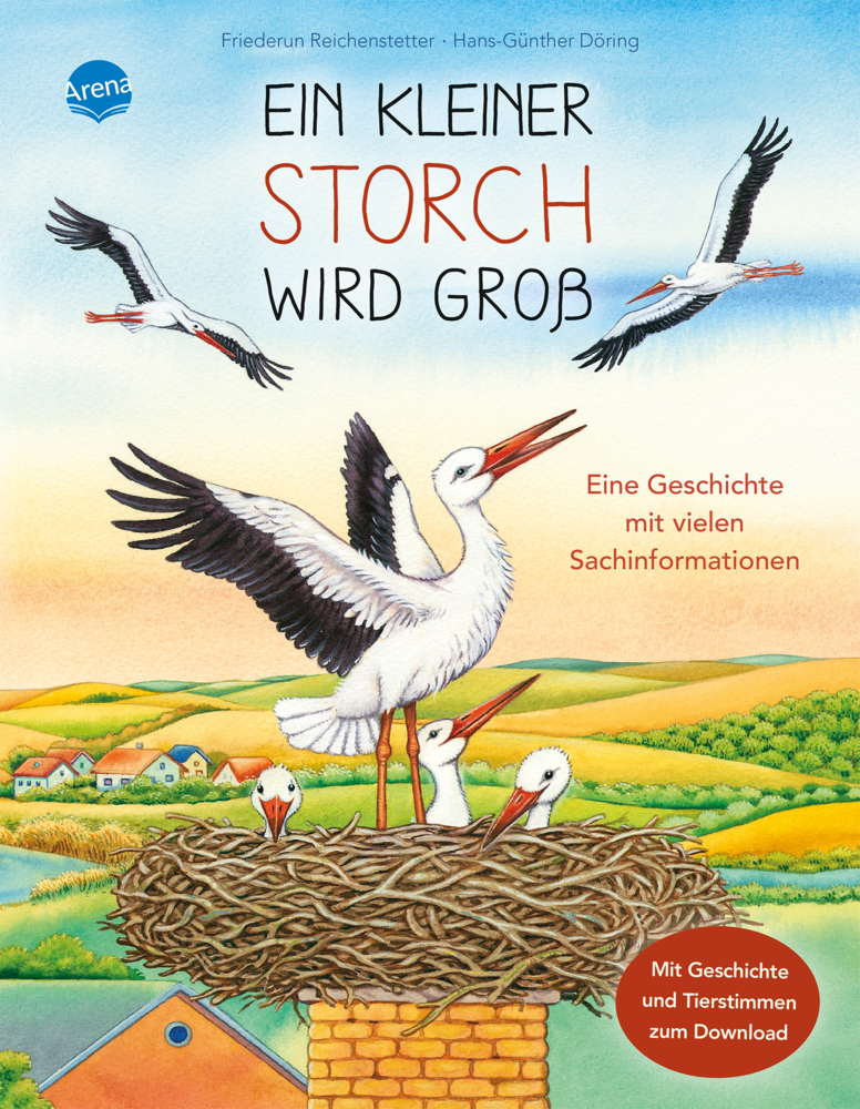 Ein kleiner Storch wird groß. Eine Geschichte mit vielen Sachinformationen main product photo