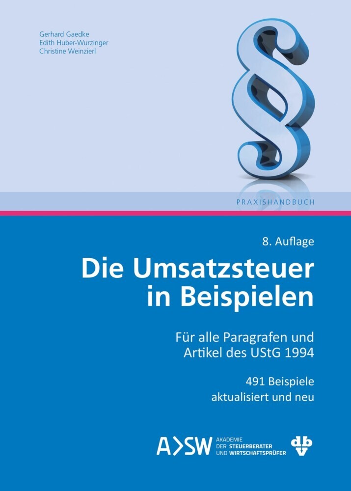 Die Umsatzsteuer in Beispielen (Ausgabe Österreich) main product photo