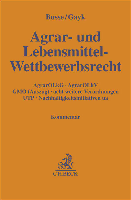 Agrar- und Lebensmittel-Wettbewerbsrecht main product photo