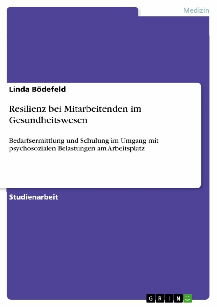 Resilienz bei Mitarbeitenden im Gesundheitswesen main product photo