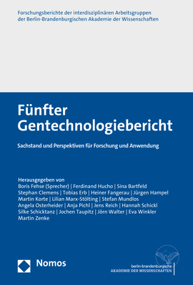 Fünfter Gentechnologiebericht main product photo