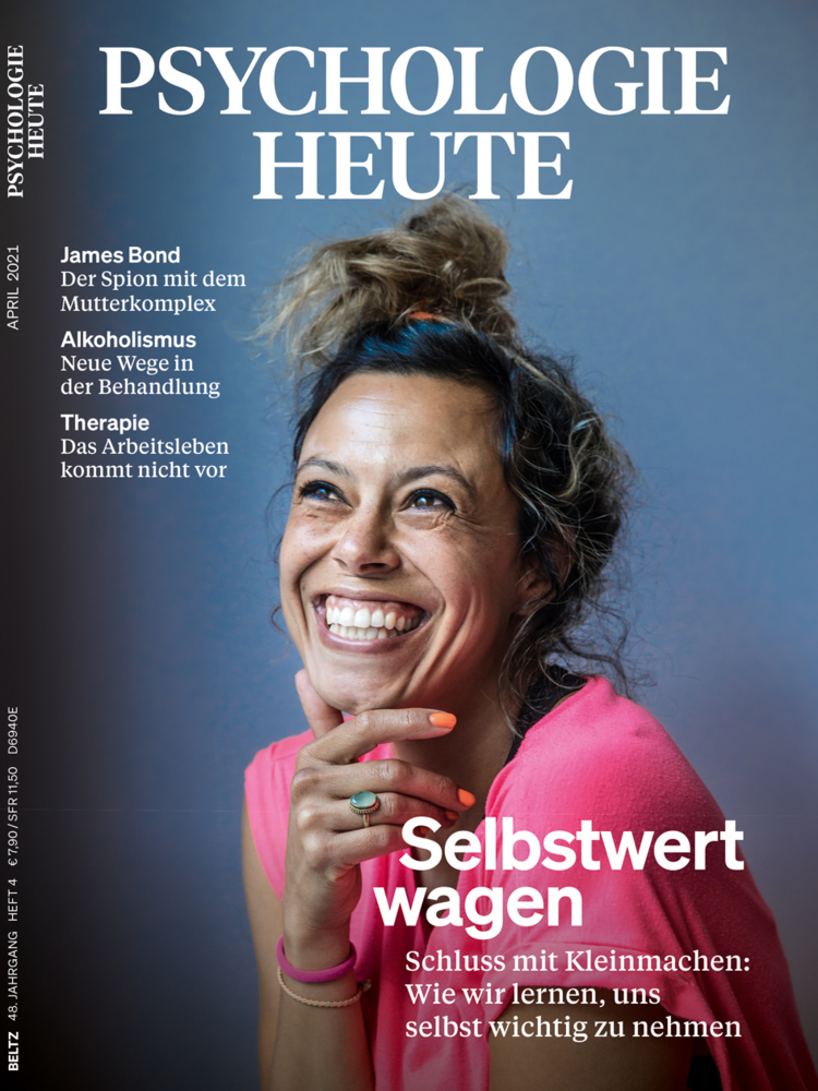 Psychologie Heute 4/2021: Selbstwert wagen main product photo