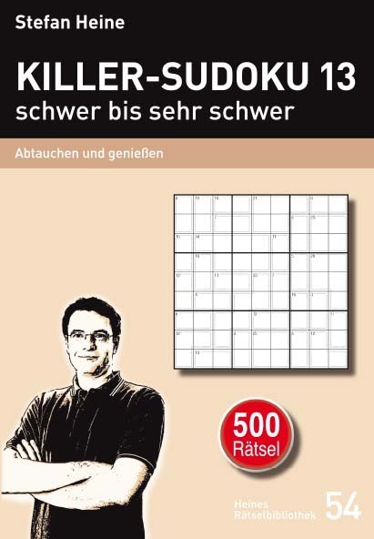 Killer-Sudoku 13 - schwer bis sehr schwer main product photo