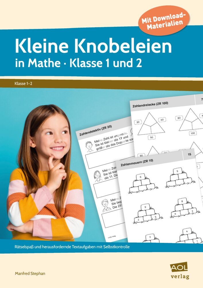 Kleine Knobeleien in Mathe - Klasse 1 und 2 main product photo