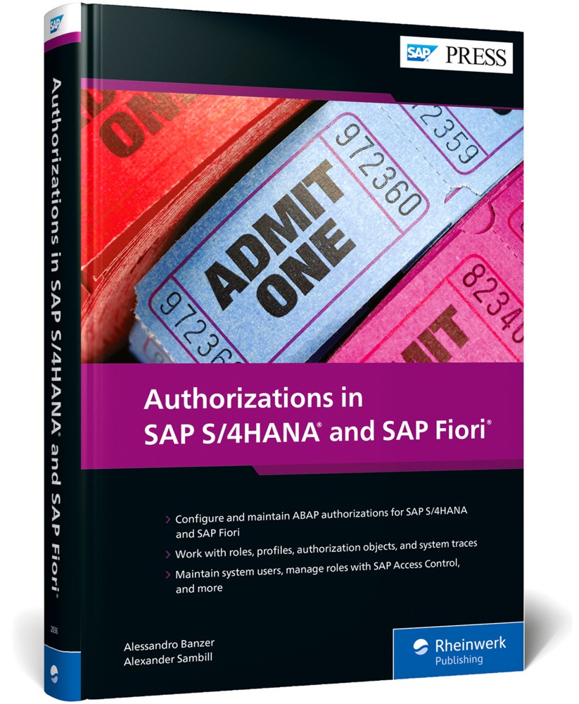 Authorizations in SAP S/4HANA and SAP Fiori main product photo