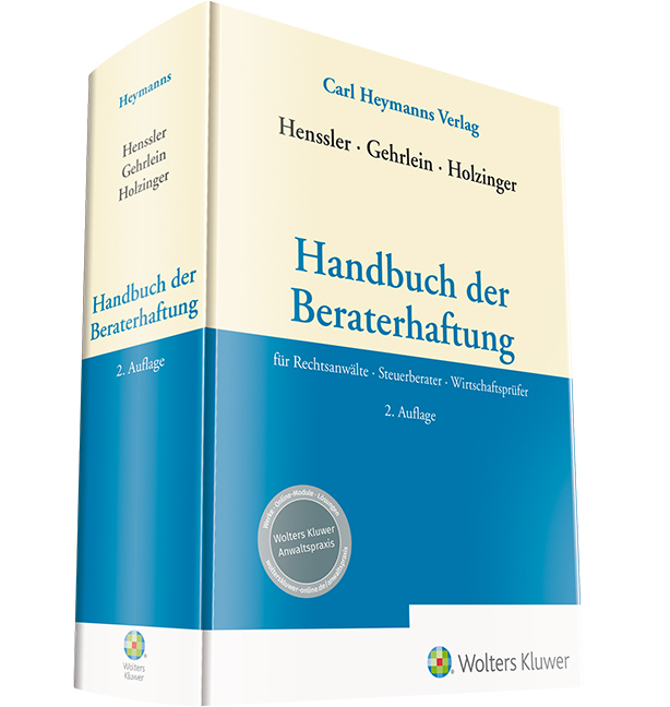 Handbuch der Beraterhaftung main product photo